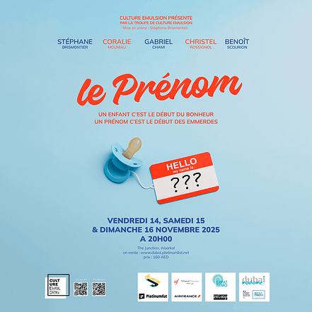 Le Prenom at The Junction in Dubai – Shows and Theatrical Plays KohK.com Special Offers, Deals & Discounts in Netherlands, Poland, Hungary, Denmark, Sweden, Latvia
