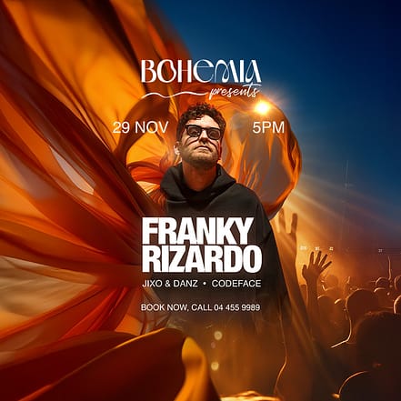 Bohemia Presents Franky Rizardo – Nightlife KohK.com Special Offers, Deals & Discounts in Netherlands, Poland, Hungary, Denmark, Sweden, Latvia