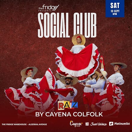 The Fridge Presents: Social Club with Raiz by Cayena Colfolk in Dubai – Shows and Theatrical Plays KohK.com Special Offers, Deals & Discounts in Netherlands, Poland, Hungary, Denmark, Sweden, Latvia