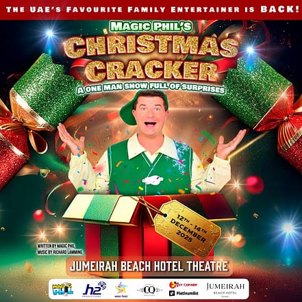 Magic Phil’s Christmas Cracker in Dubai – Shows and Theatrical Plays KohK.com Special Offers, Deals & Discounts in Netherlands, Poland, Hungary, Denmark, Sweden, Latvia
