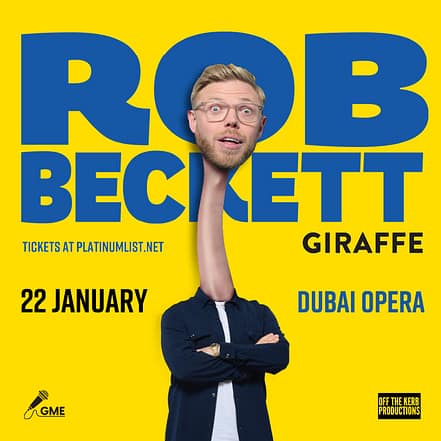 Rob Beckett at Dubai Opera – Comedy Events KohK.com Special Offers, Deals & Discounts in Netherlands, Poland, Hungary, Denmark, Sweden, Latvia