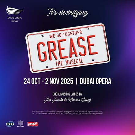 Grease in Dubai Opera – Shows and Theatrical Plays KohK.com Special Offers, Deals & Discounts in Netherlands, Poland, Hungary, Denmark, Sweden, Latvia