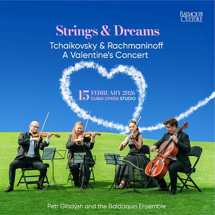 Tchaikovsky & Rachmaninoff. Strings & Dreams – A Valentine’s Concert in Dubai – Shows and Theatrical Plays KohK.com Special Offers, Deals & Discounts in Netherlands, Poland, Hungary, Denmark, Sweden, Latvia