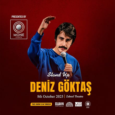 Deniz Goktas Turkish Stand Up at Zabeel Theatre in Dubai – Shows and Theatrical Plays KohK.com Special Offers, Deals & Discounts in Netherlands, Poland, Hungary, Denmark, Sweden, Latvia