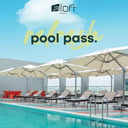 Pool Pass at Aloft Muscat – Recently Added Experiences KohK.com Special Offers, Deals & Discounts in Netherlands, Poland, Hungary, Denmark, Sweden, Latvia