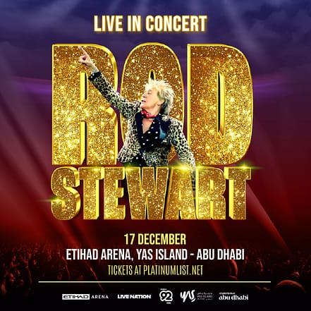 Rod Stewart at Etihad Arena in Abu Dhabi – Concerts KohK.com Special Offers, Deals & Discounts in Netherlands, Poland, Hungary, Denmark, Sweden, Latvia