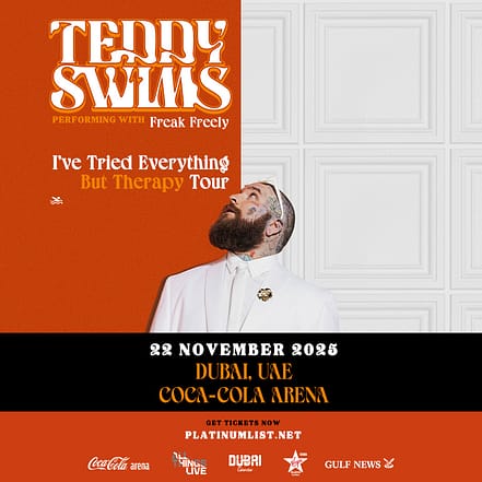 Teddy Swims Live at Coca-Cola Arena in Dubai – Concerts KohK.com Special Offers, Deals & Discounts in Netherlands, Poland, Hungary, Denmark, Sweden, Latvia