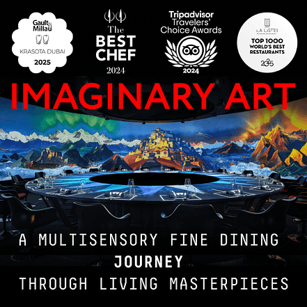 IMAGINARY ART Show in KRASOTA Restaurant – Dining Experiences KohK.com Special Offers, Deals & Discounts in Netherlands, Poland, Hungary, Denmark, Sweden, Latvia