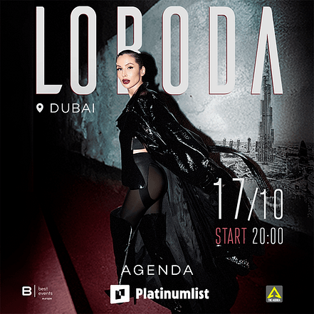 Loboda Live at The Agenda in Dubai – Concerts KohK.com Special Offers, Deals & Discounts in Netherlands, Poland, Hungary, Denmark, Sweden, Latvia