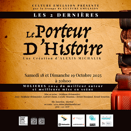 Le Porteur D’Histoire at The Junction in Dubai – Shows and Theatrical Plays KohK.com Special Offers, Deals & Discounts in Netherlands, Poland, Hungary, Denmark, Sweden, Latvia