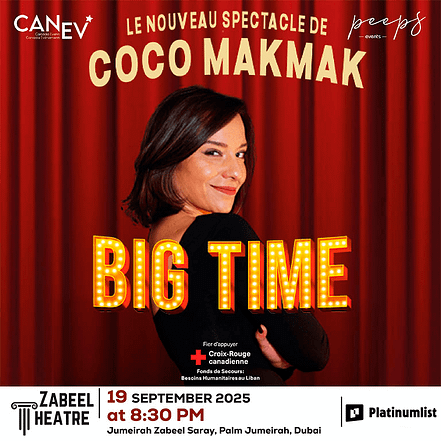 Big Time Comedy by Coco Makmak at Zabeel Theatre, Dubai – Comedy Events KohK.com Special Offers, Deals & Discounts in Netherlands, Poland, Hungary, Denmark, Sweden, Latvia