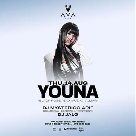 YOUNA (Black Rose / Almar) live in Bahrain – Nightlife KohK.com Special Offers, Deals & Discounts in Netherlands, Poland, Hungary, Denmark, Sweden, Latvia