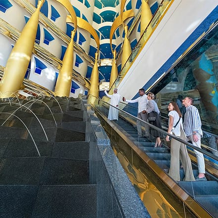 Inside Burj Al Arab Tour including Signature Beverage – Experiences KohK.com Special Offers, Deals & Discounts in Netherlands, Poland, Hungary, Denmark, Sweden, Latvia