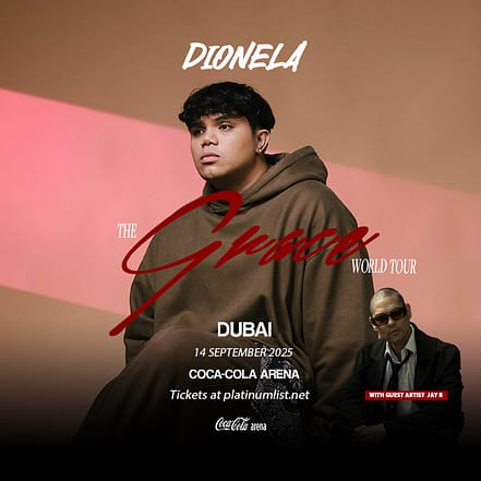 Dionela – The Grace World Tour at Coca-Cola Arena in Dubai – Filipino Events KohK.com Special Offers, Deals & Discounts in Netherlands, Poland, Hungary, Denmark, Sweden, Latvia
