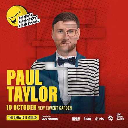 Paul Taylor Live at Dubai Comedy Festival – Shows and Theatrical Plays KohK.com Special Offers, Deals & Discounts in Netherlands, Poland, Hungary, Denmark, Sweden, Latvia