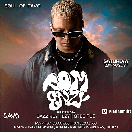 Soul of Cavo Presents Tom Enzy Live in Dubai – Nightlife KohK.com Special Offers, Deals & Discounts in Netherlands, Poland, Hungary, Denmark, Sweden, Latvia