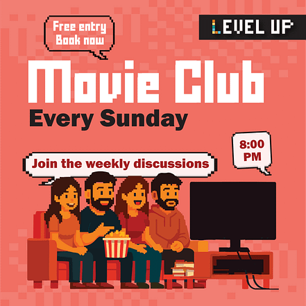 Movie Club At Level Up In Riyadh – Screenings KohK.com Special Offers, Deals & Discounts in Netherlands, Poland, Hungary, Denmark, Sweden, Latvia