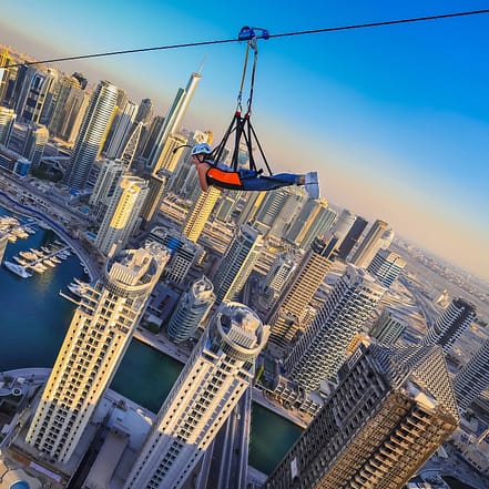 XLine Dubai Marina – The Longest Urban Zipline in The World – XDubai Attractions KohK.com Special Offers, Deals & Discounts in Netherlands, Poland, Hungary, Denmark, Sweden, Latvia