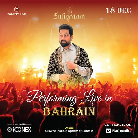 Sufigraam at Crowne Plaza, Bahrain – Concerts KohK.com Special Offers, Deals & Discounts in Netherlands, Poland, Hungary, Denmark, Sweden, Latvia