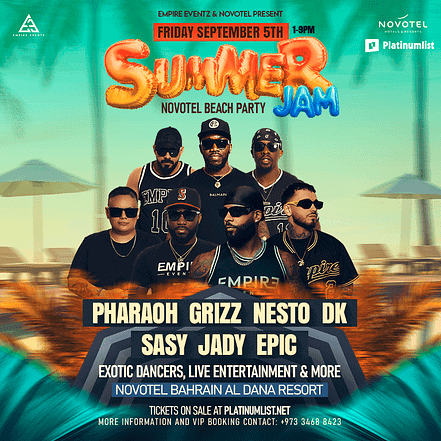 Summer Jam – Novotel Beach Party – Nightlife KohK.com Special Offers, Deals & Discounts in Netherlands, Poland, Hungary, Denmark, Sweden, Latvia