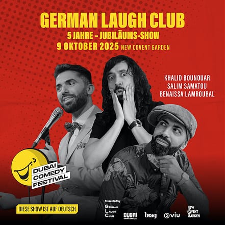 German Laugh Club 5-Year Anniversary Live at Dubai Comedy Festival – Dubai Comedy Festival KohK.com Special Offers, Deals & Discounts in Netherlands, Poland, Hungary, Denmark, Sweden, Latvia