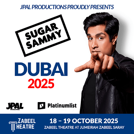 Sugar Sammy Live at Zabeel Theatre, Dubai – Comedy Events KohK.com Special Offers, Deals & Discounts in Netherlands, Poland, Hungary, Denmark, Sweden, Latvia