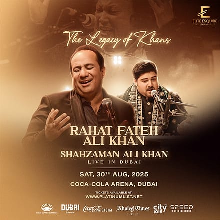 Legacy of the Khans – Ustad Rahat Fateh Ali Khan and Shazman Ali Khan in Dubai – Desi Events KohK.com Special Offers, Deals & Discounts in Netherlands, Poland, Hungary, Denmark, Sweden, Latvia