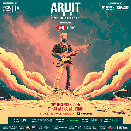 Arijit Singh Live in Concert at Etihad Arena – Desi Events KohK.com Special Offers, Deals & Discounts in Netherlands, Poland, Hungary, Denmark, Sweden, Latvia